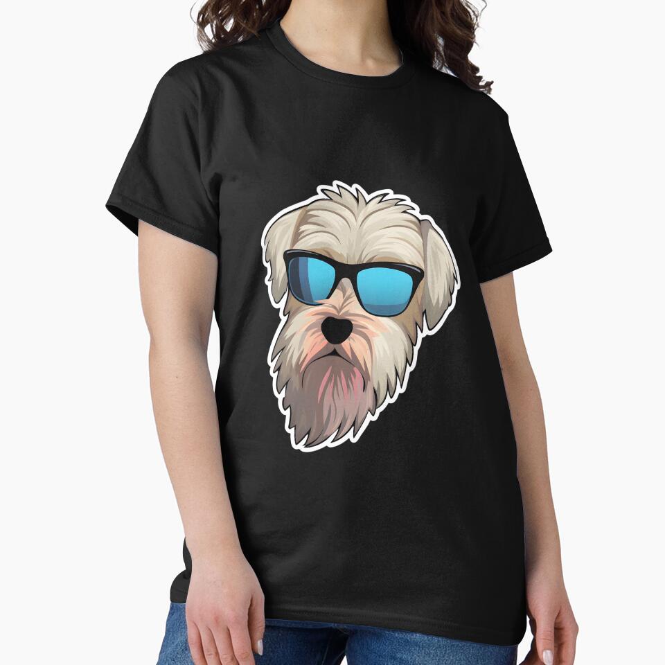 Soft-coated Wheaten Terrier in Cool Sunglasses by CUTEDOGGIEZ