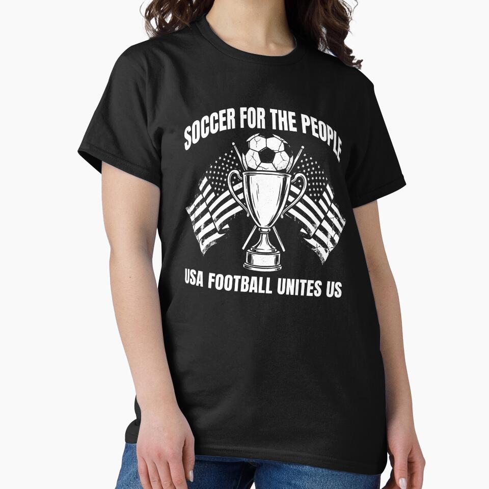 Awesome United Usa Soccer Trophy Tee JUN-299 by noberic