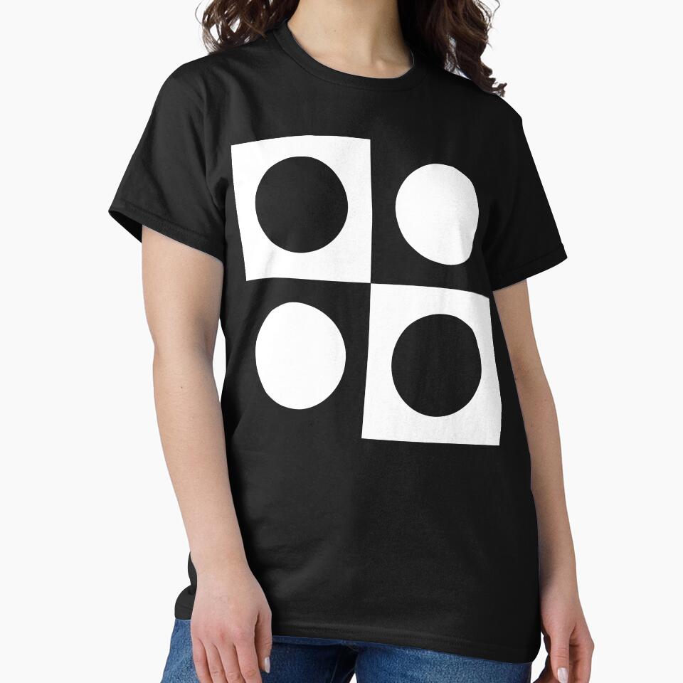 Black and White Circle Checker Pattern by innocentadverse