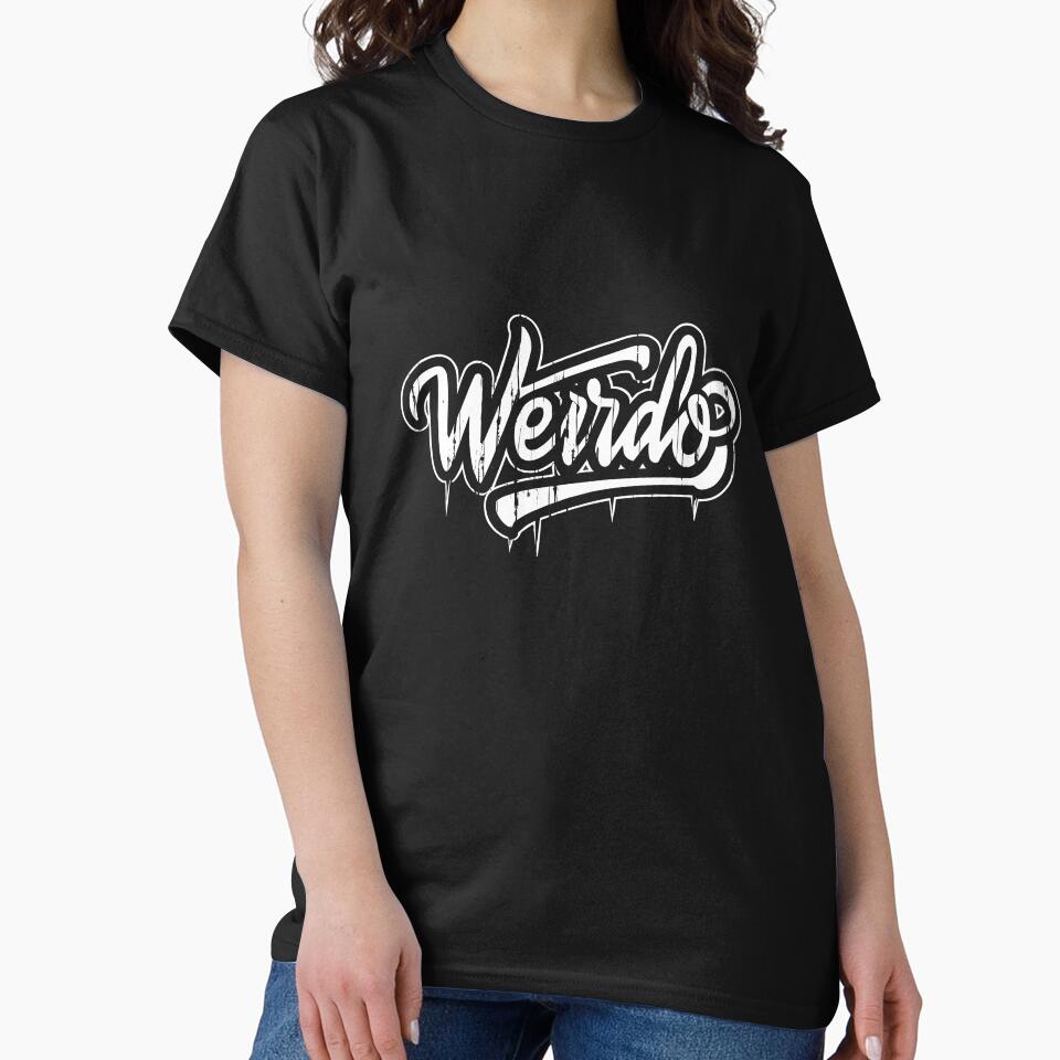 Weirdo - Retro Graffiti Typography in Black by diegomenjivar92