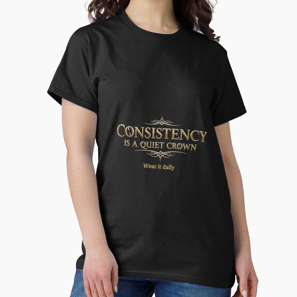 Consistency is a quiet crown. Wear it daily. by Pflugart