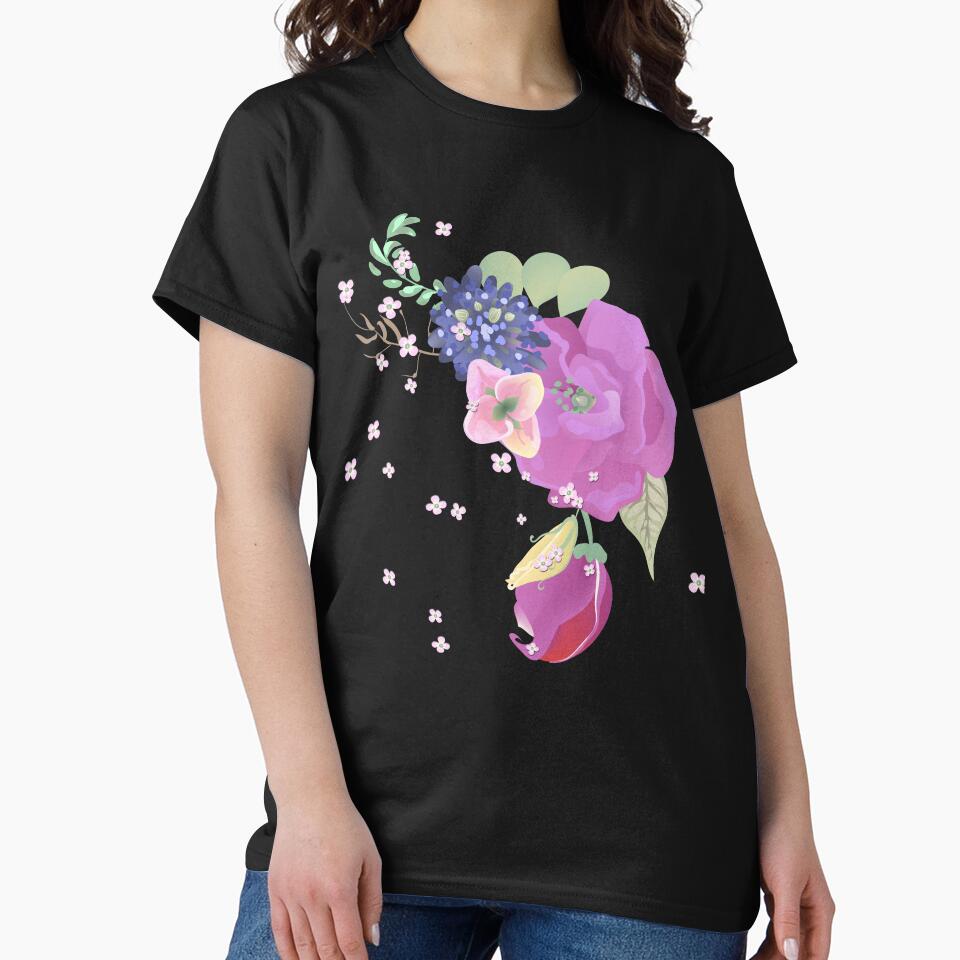 Pastel Floral Soft Colors Watercolor Affect by Delights