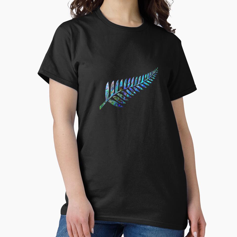 NEW ZEALAND FERN PAUA by Madjack Tees Kiwi SuperStore