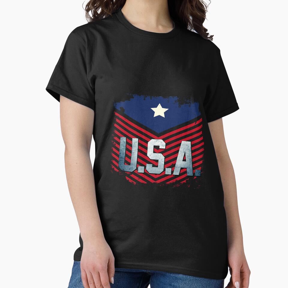 USA T-Shirt for Men and Women by AllStarMerch