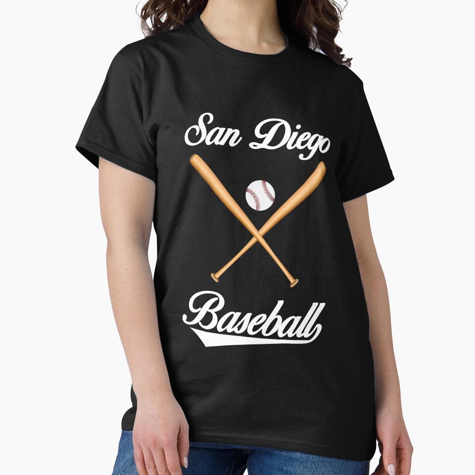 San Diego Baseball T-Shirt for Men and Women by AllStarMerch