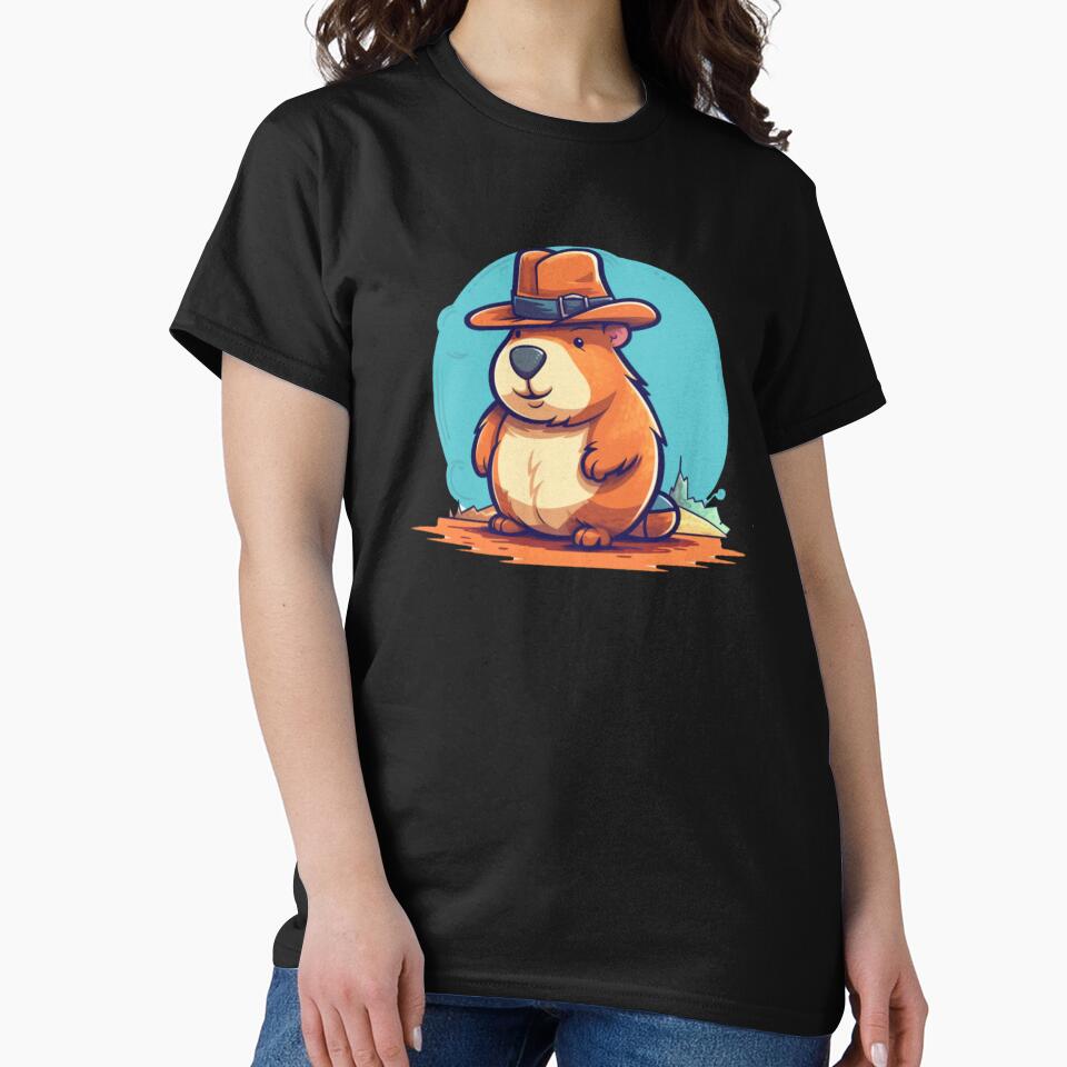 cowboy capybara by Edszart
