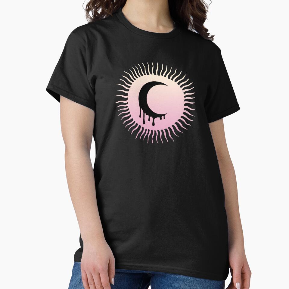 Melting moon with sun by Fran Fryberg