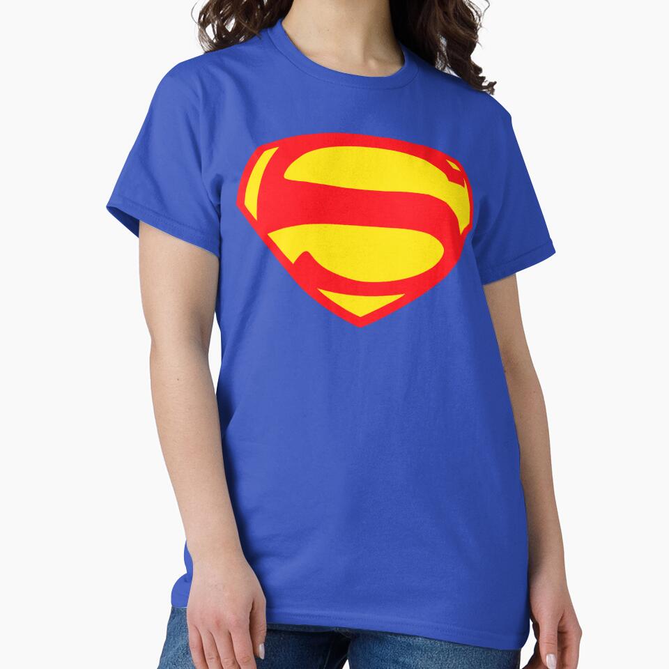 George Reeves Large Vintage Classic Superhero Shield Logo by Imaginary Ink