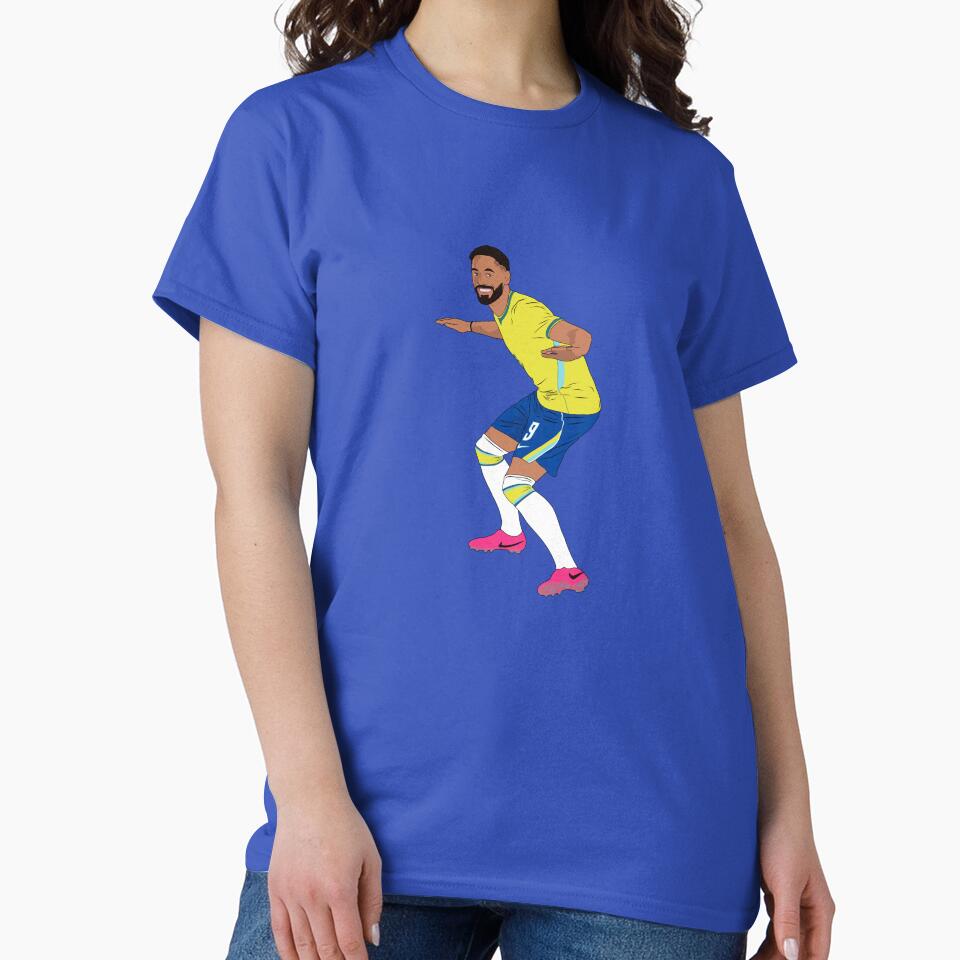 Matheus Cunha Brazil Goal Celebration Surfing Minimalist by Hevding