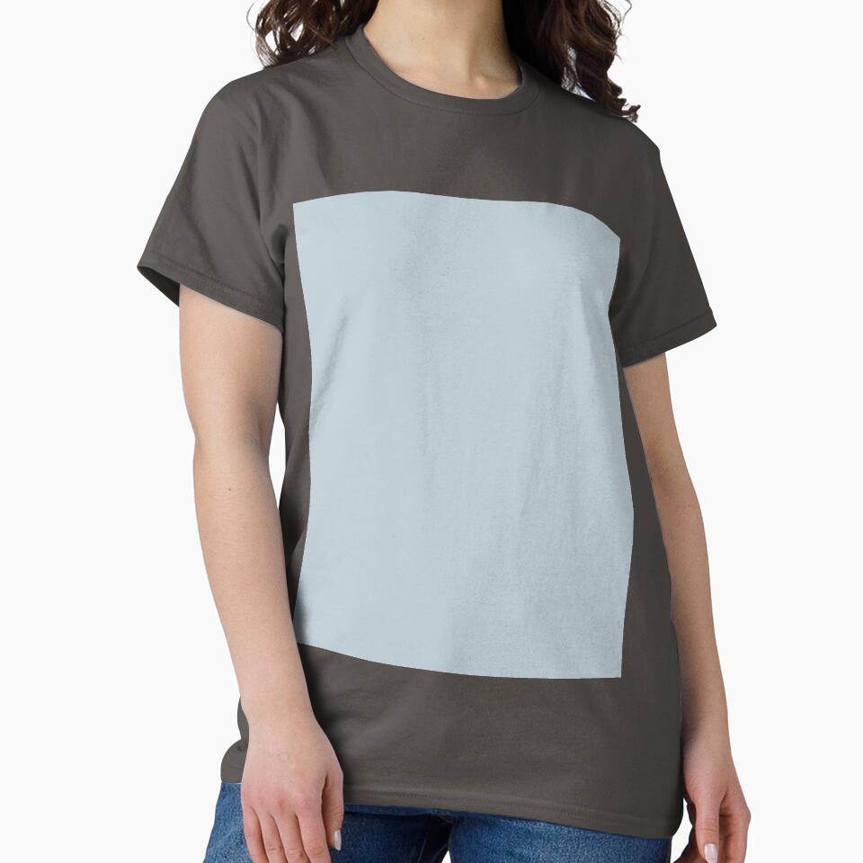 Plain Solid Color Pastel Blue Gray Neutral Blue Grey by mimihuang creations