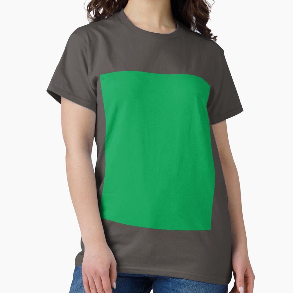 Plain Solid Color Green Vivid Green Medium Green 3 by mimihuang creations