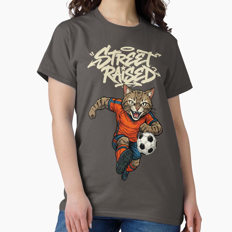 Street Raised Soccer Cat by CARPIO Creations