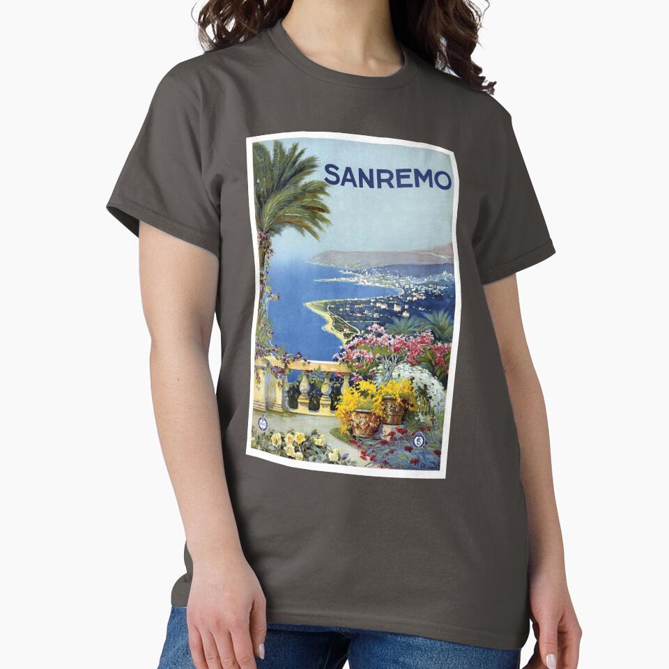 Sanremo Travel Poster– by cjgraphic