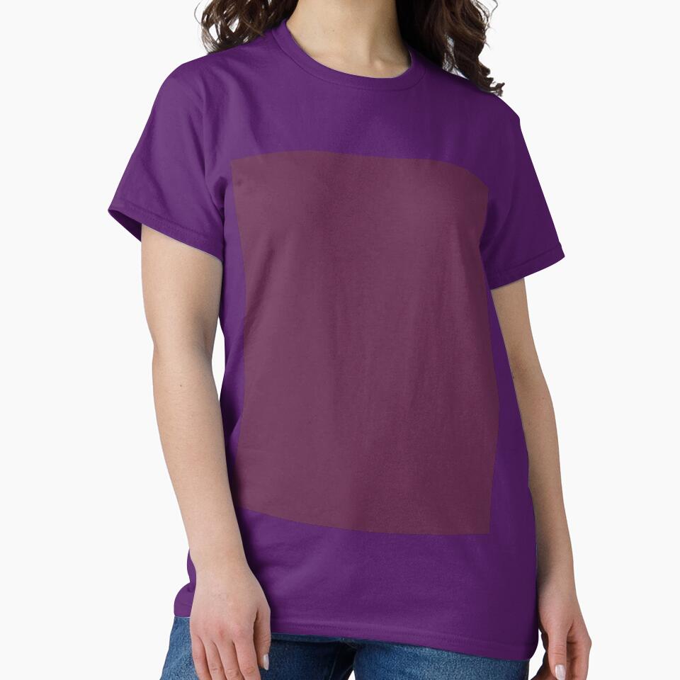 Plain Solid Color Dark Purple Chic Strong Mauve Dusty Purple by mimihuang creations