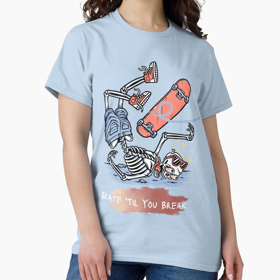 Skeleton Fall Skateboarding by Sparkly-Station