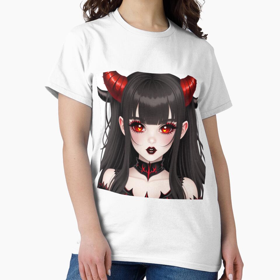 Goth Girl Cute Artwork 2 by GothShop