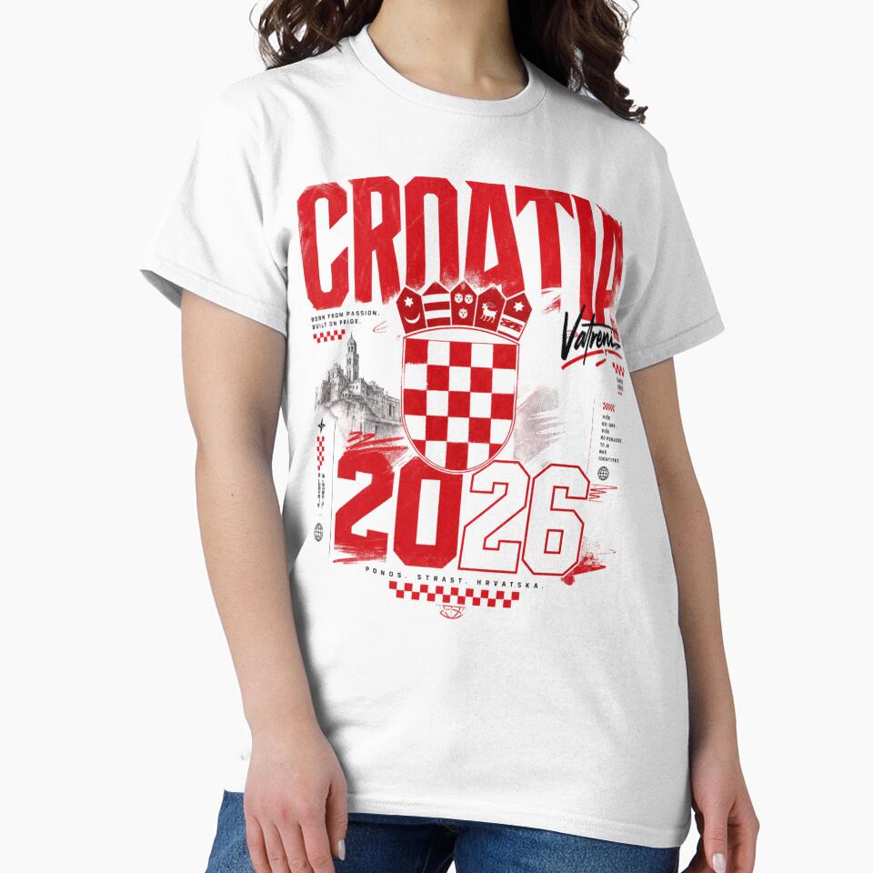 Croatia 2026 Football World Cup Glory | Vatreni Fan Supporter Shirt by rushaib