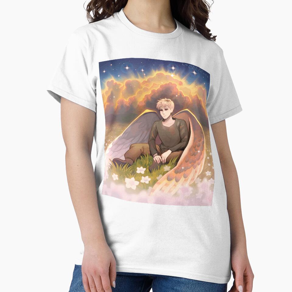 Angel Boy in Golden Clouds by TomatiLove