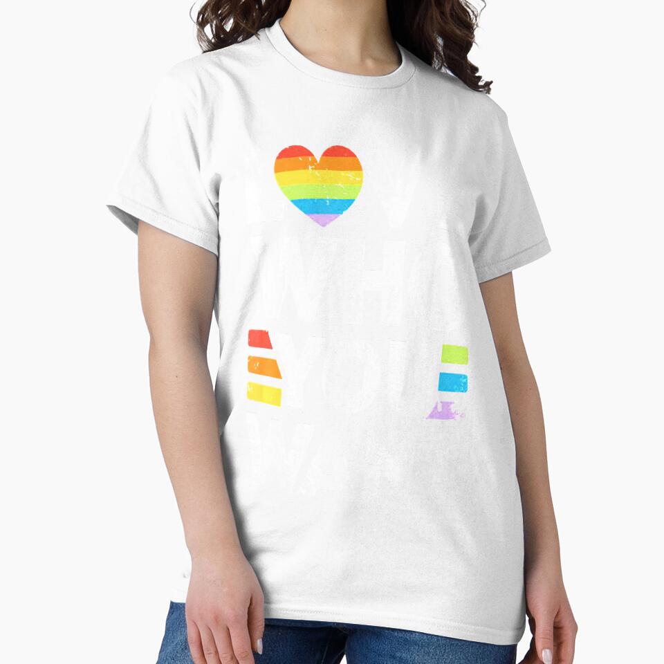 Love who you want, equality, gay pride, LGBTQ Short-Sleeve Unisex by MarshaPreston