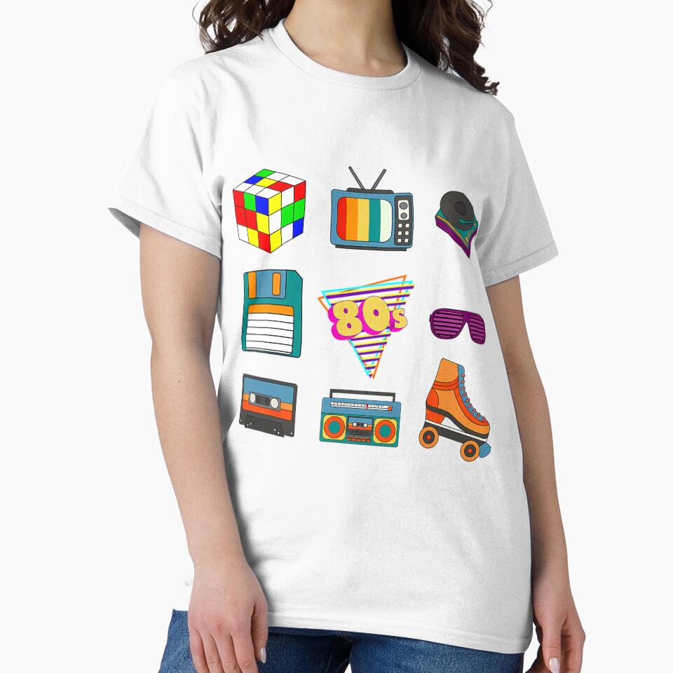 80's Retro Fashion Throwback Culture Disco Music Party Lover Short Sleeve by vnsqnpsytby24