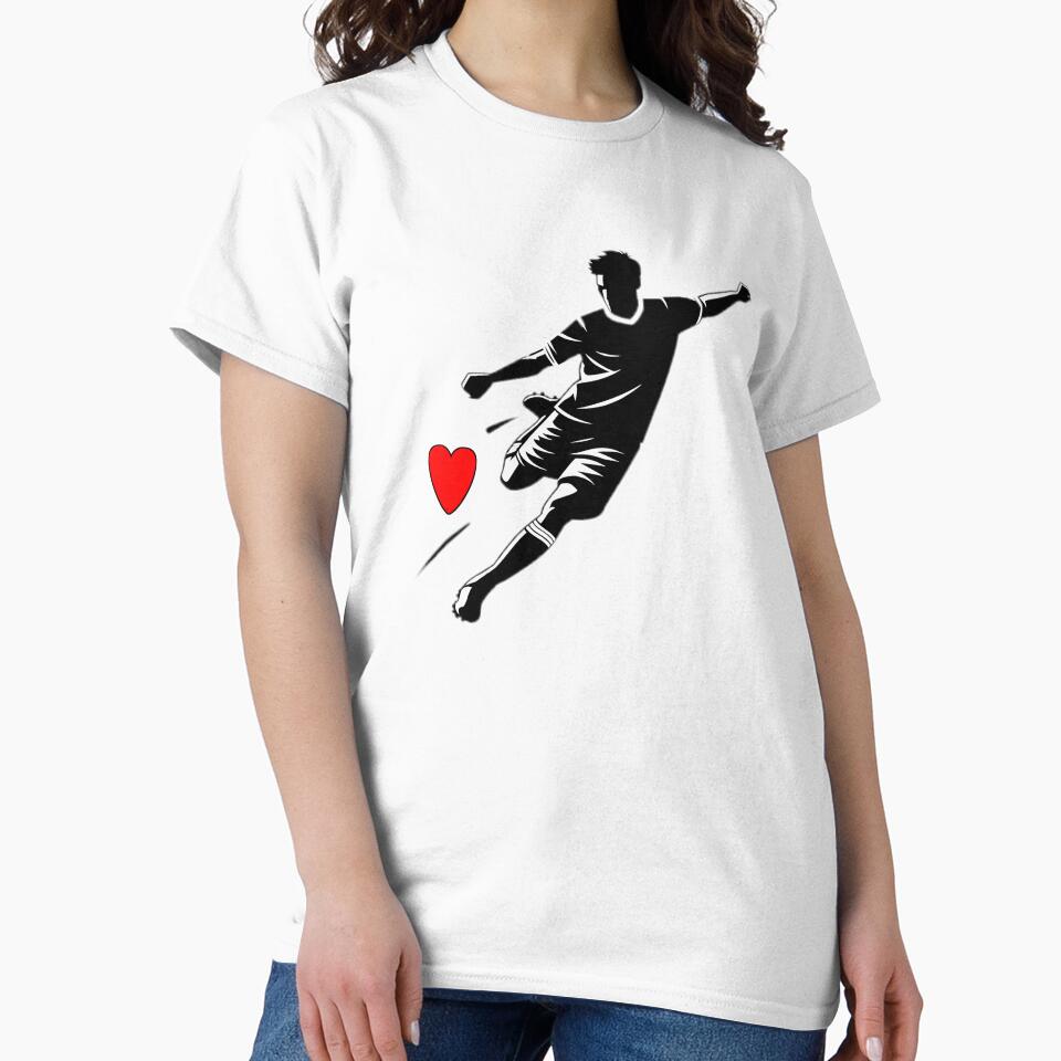 Love & Soccer Era - Heart Goal Striker Matching Couple by Abibless1998