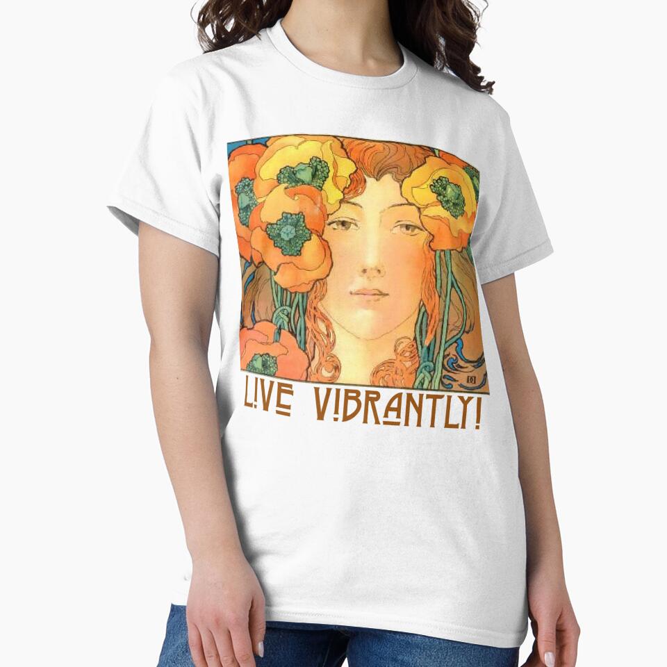 Live Vibrantly! Psychedelic Hippie Girl by SSustainable
