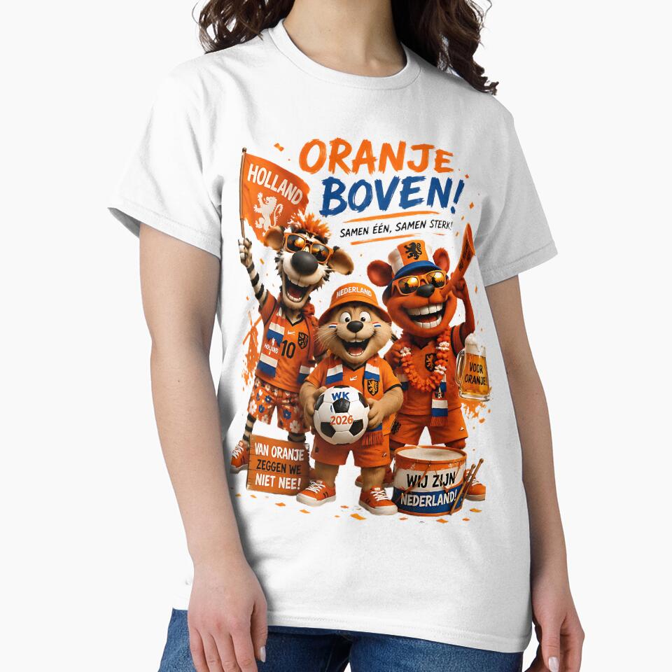 Dutch Soccer Fans – Oranje Boven World Cup 2026 by WabiSabiSjak