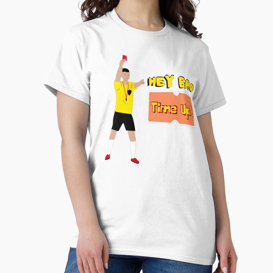 Funny referee hey bro time up referee soccer game by LUCKYHAPPYFINDS