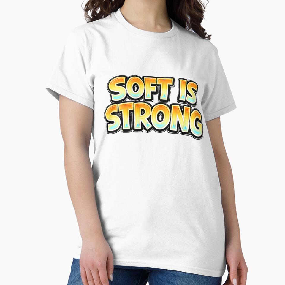 SOFT IS STRONG – hand drawn childlike typography by Mac Sketches