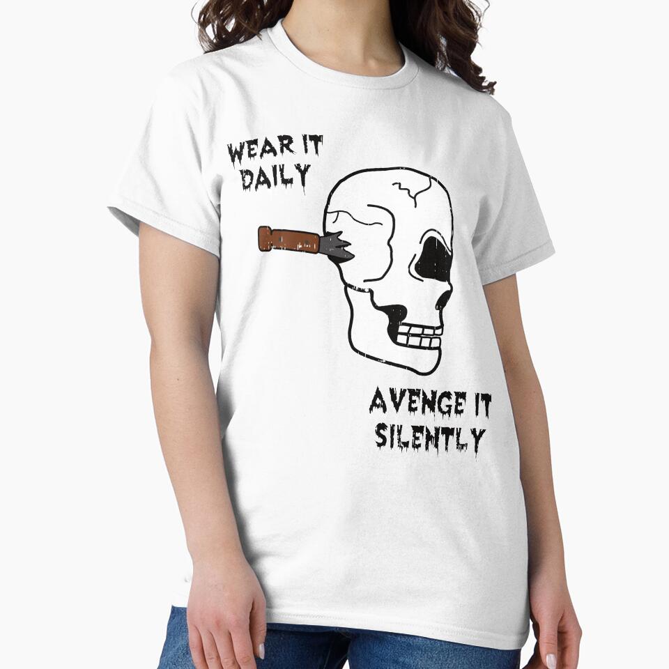 Wear it Daily Avenge it Silently by MCDPShop