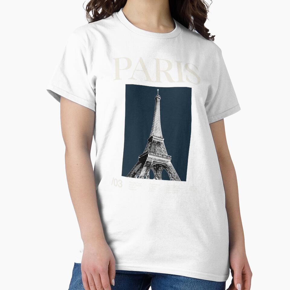 Paris Minimalist Aesthetic Dark Colour by moyjoystudio