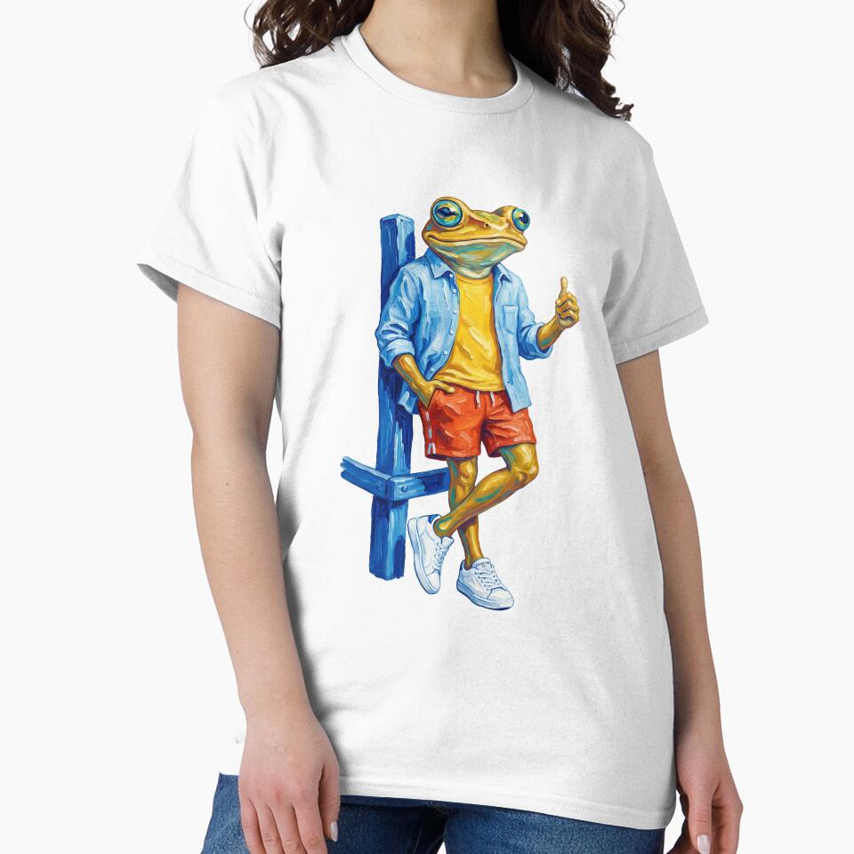 Casual Cool Frog by TeeARTHY