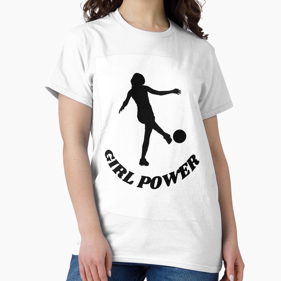 Soccer Girl Power Motivational Quote by HanaiPrint