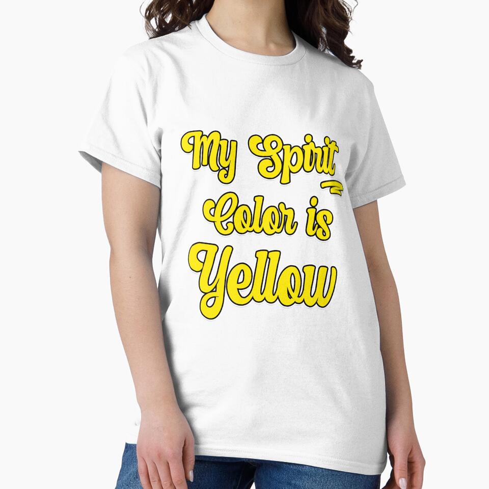 My Spirit Color is Yellow - Cool plain color spirit colours designed by ozcushions by ozcushions