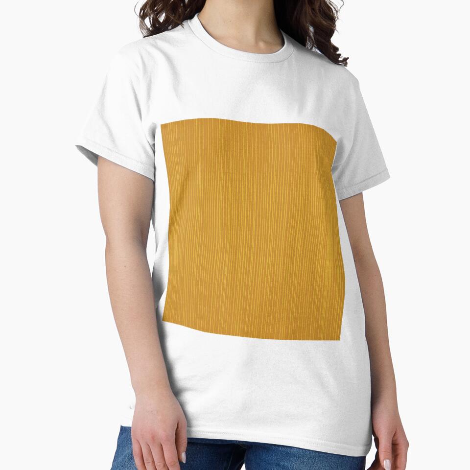 Xmas Medium Brown Color_ Ginger Yellow (Straight Lines) by mimihuang creations
