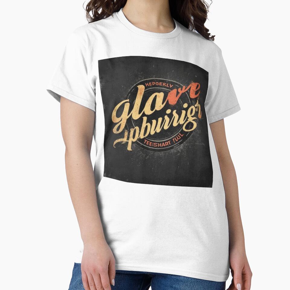 Old School Burger Graphic Tee by Threadara