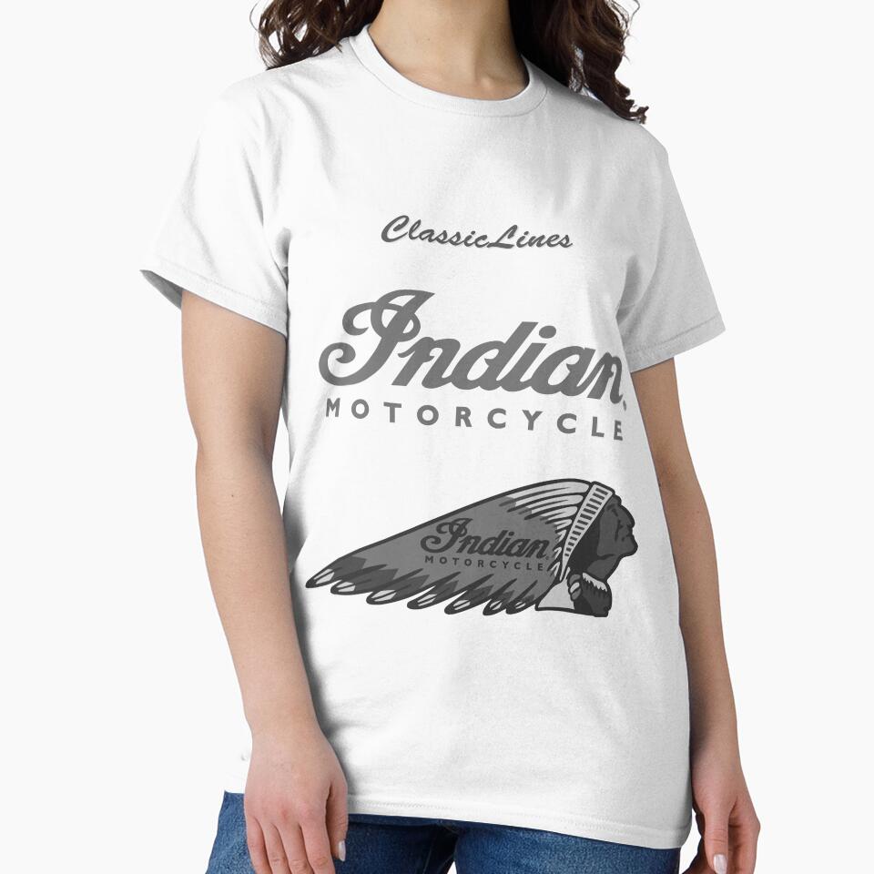 ClassicLines: Vintage Motorcycle Logos: Indian Motorcycle... by CMYmerch
