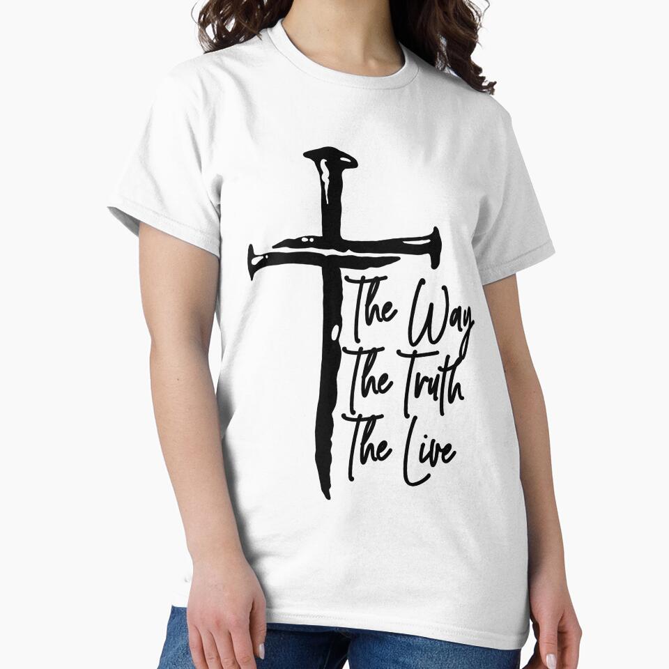 Psalm quotes Cross Christian Psalm the way the truth the live by InnaMGraphic