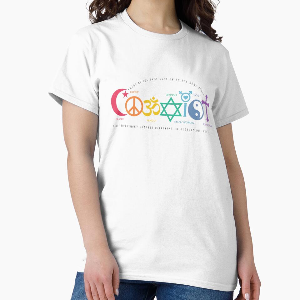 Coexist Symbol rainbow by Inked-Attire