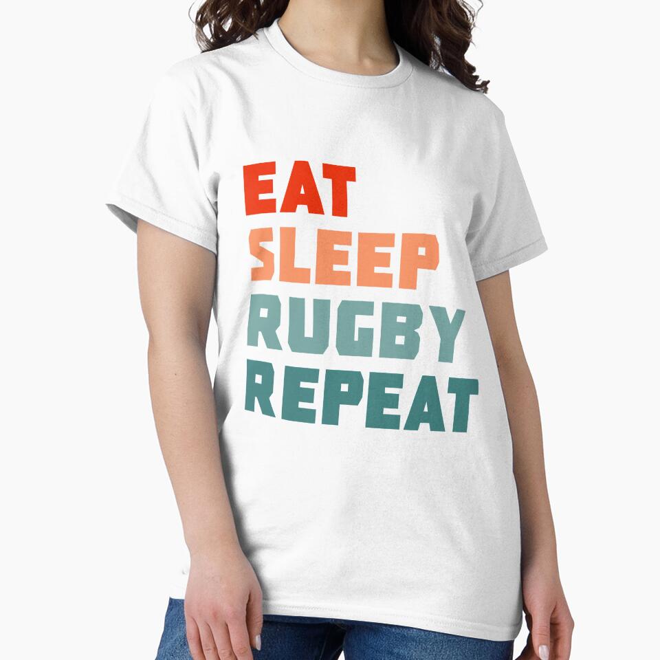 Eat Sleep Rugby Repeat by PGPshop