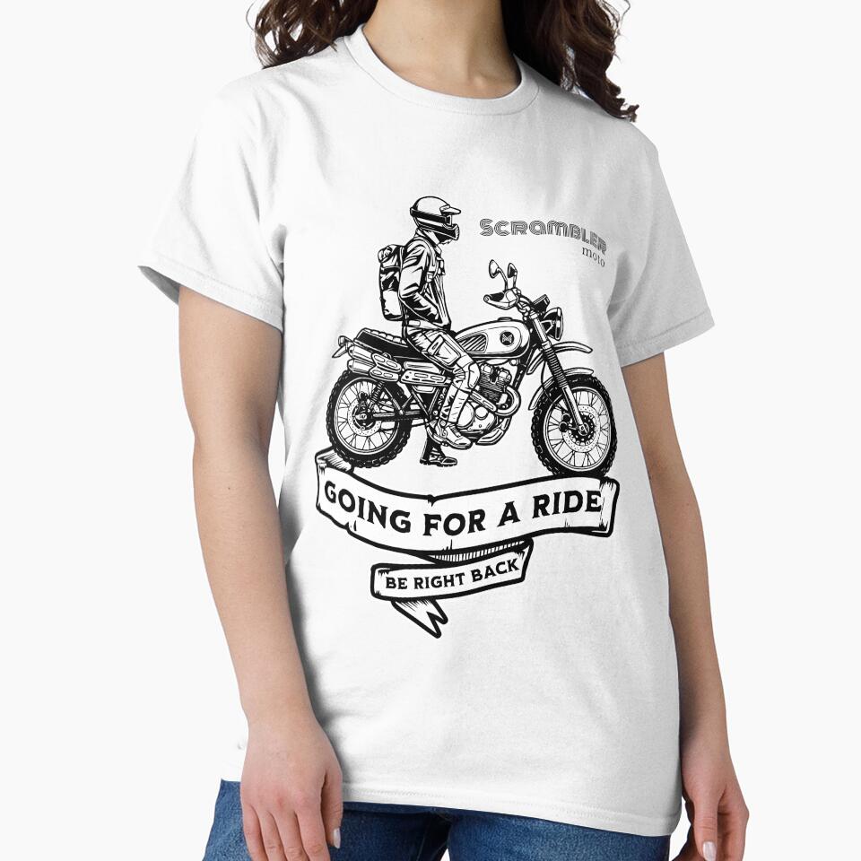 Scrambler Motorcycle  | Vintage Off-Road Art by monsalve-autos