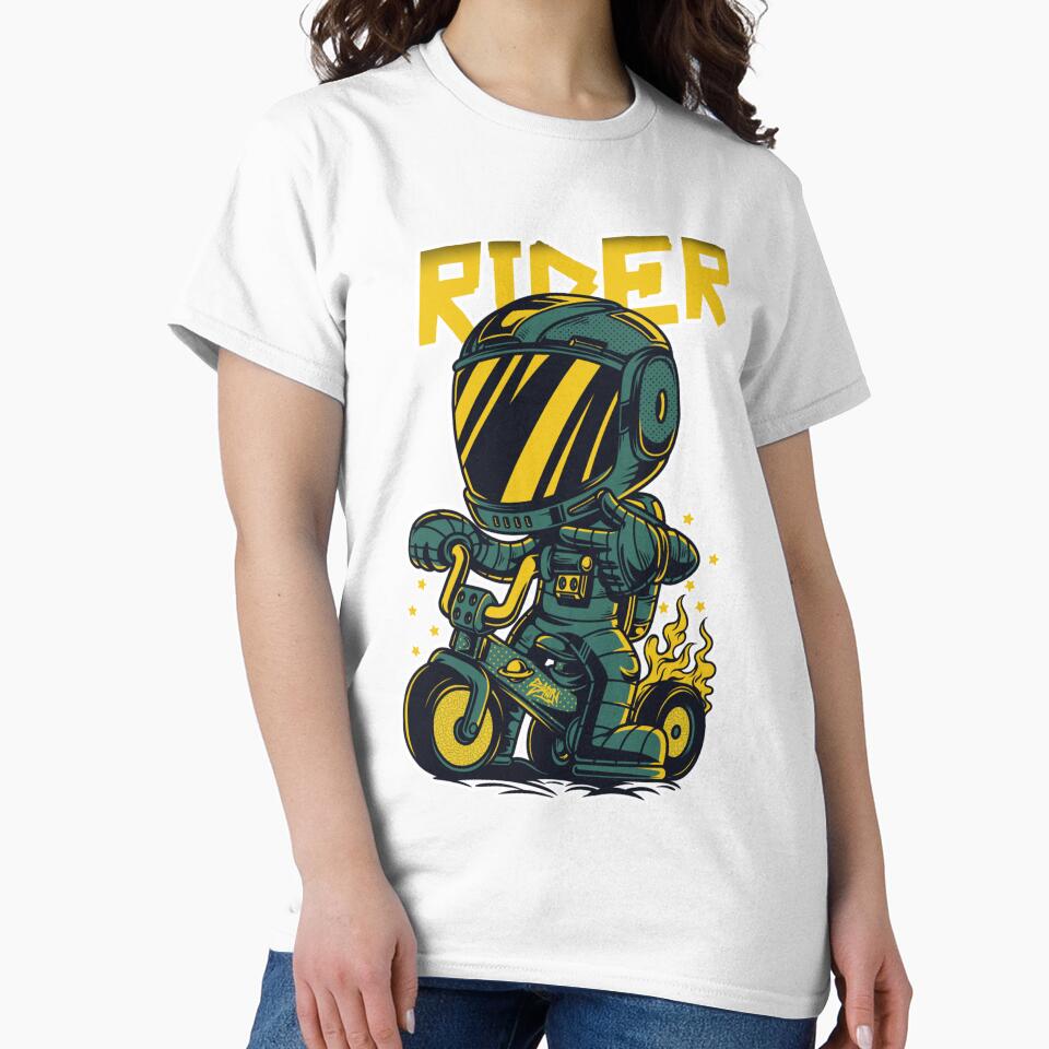Young cool kid dreaming to be a motorcycle rider - New School by HoreaCatalin