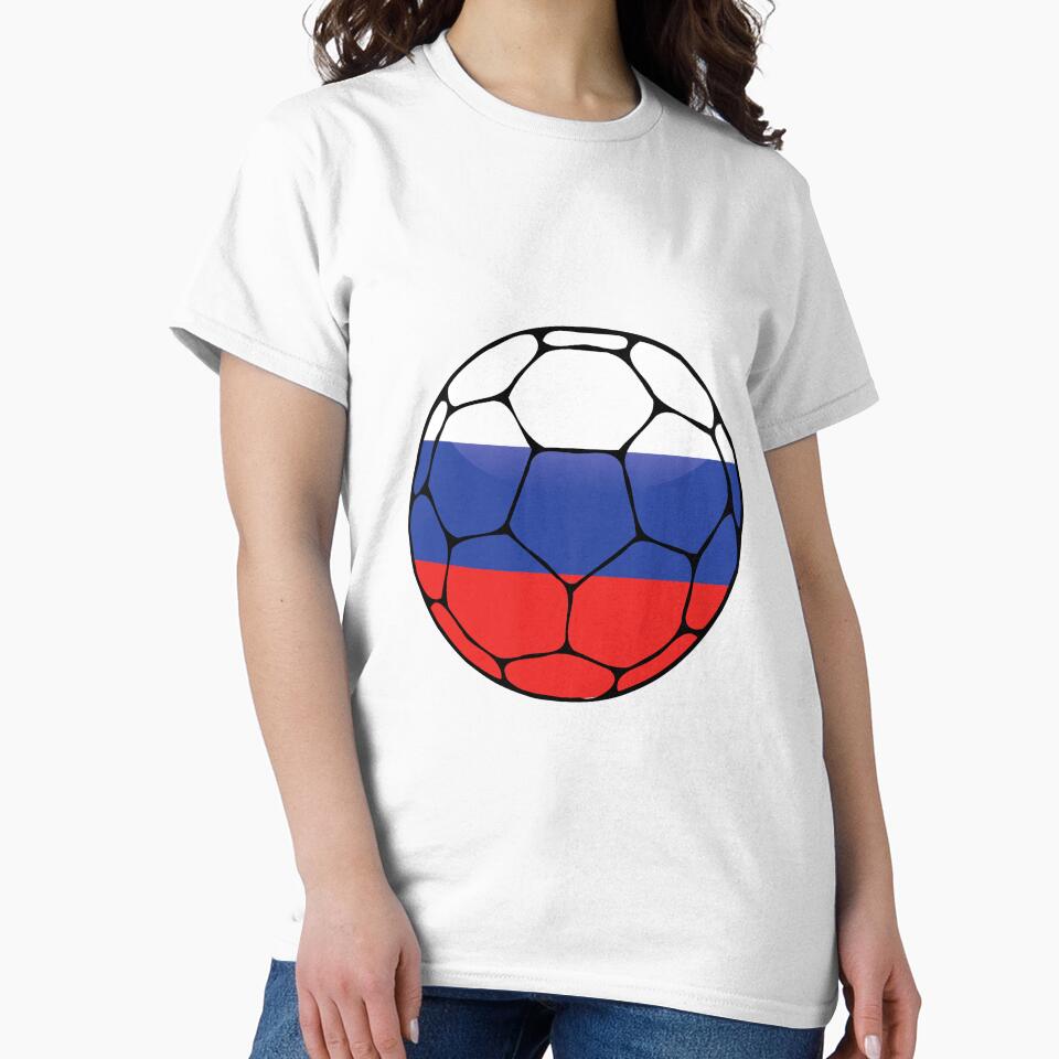 Russia Flag Soccer Ball by ehgraphics15