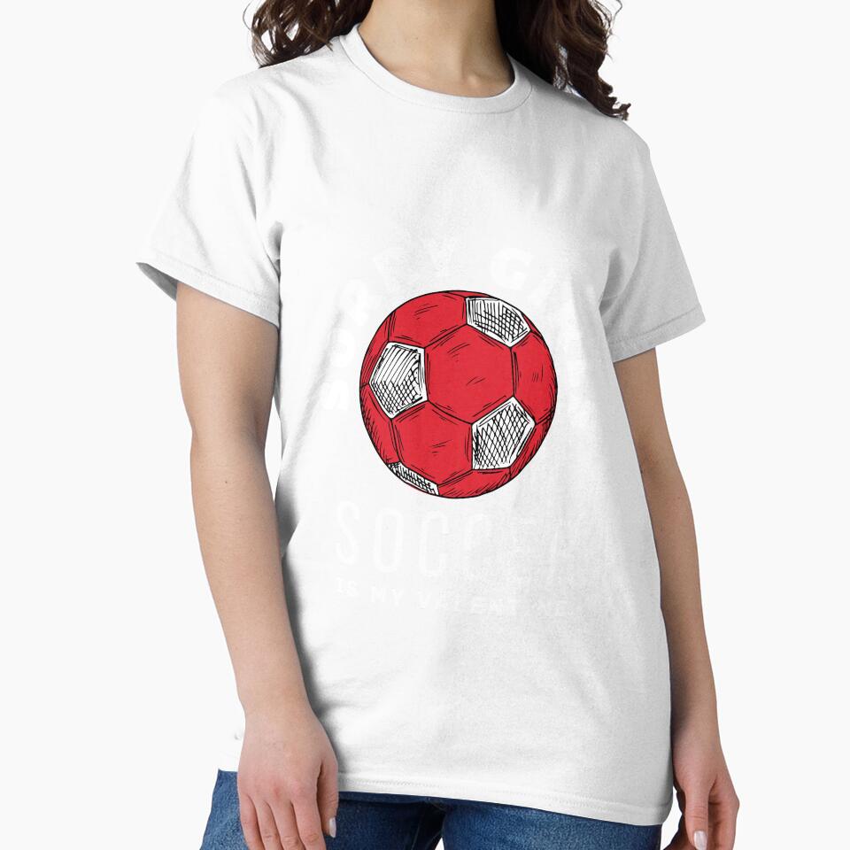 "Sorry Girls, Soccer is My Valentine" - A Humorous Tee for Soccer Lovers-  Celebrate Valentine's Day in Style by zakibenj