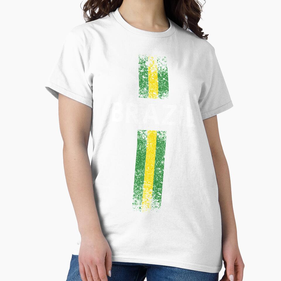 Brazil Retro National Team Soccer by kraftyesstonian