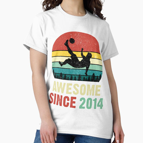 7th Birthday Soccer Lovers Awesome Since 2014 by TheWildStyle