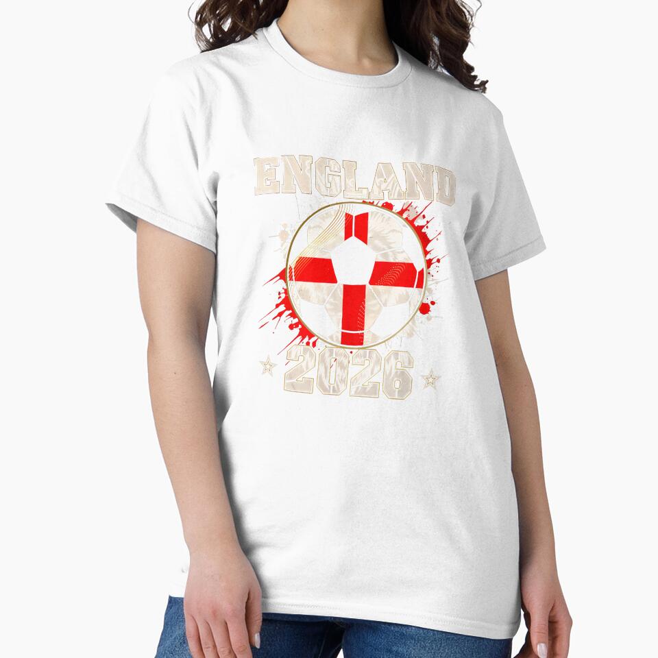 Front Print England Soccer World Cup 2026 - English Fan Gift T-Shirt_84562392 by KTY-NUSS