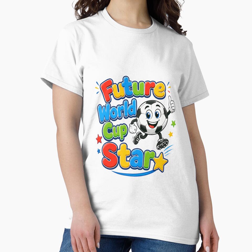 Future World Cup Star Cute Soccer Kids Design by ArthUpscale