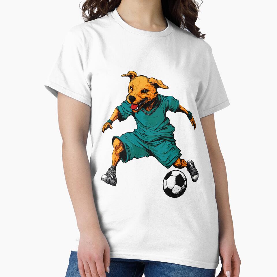 Dog footballer by Soulskier