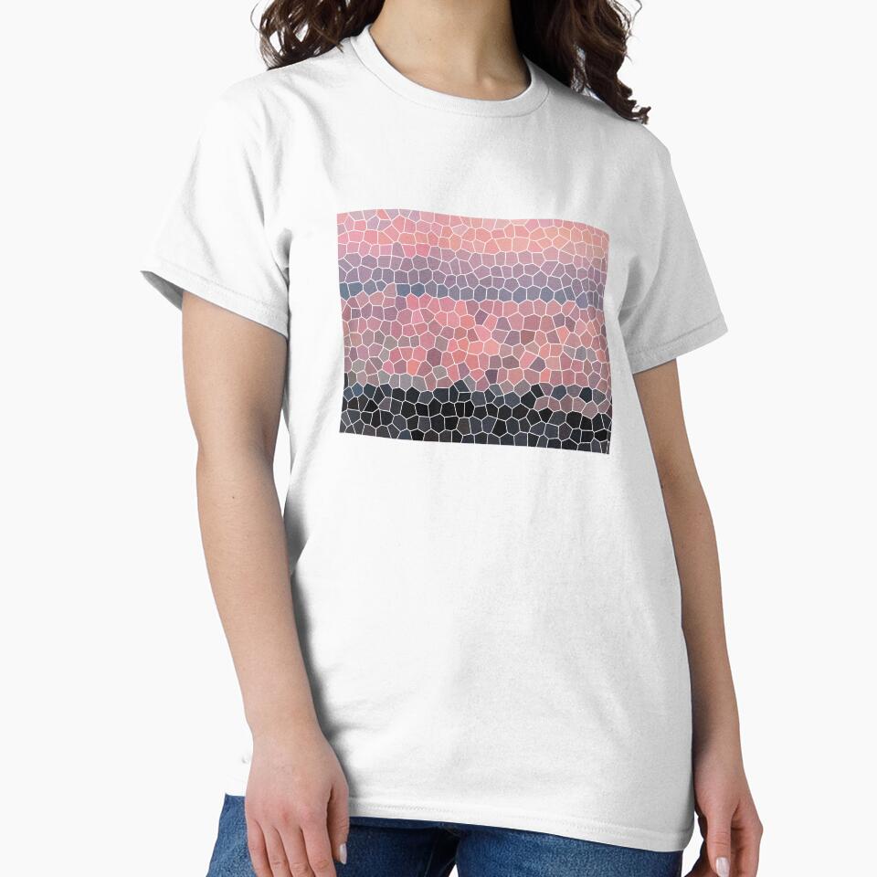 Pink Black Mosaic. Geometric Design. Abstract Design. Modern design. Casual Style. Urban Style. by ElenasCorner